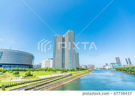 豐洲六丁目公園周邊的東京風光城市景觀 67736437