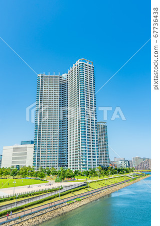 豐洲六丁目公園周邊的東京風光城市景觀 67736438