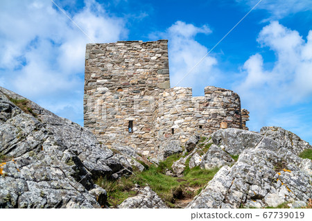 Carrickabraghy Castle - Isle of Doagh, Inishowen, County Donegal - Ireland 67739019