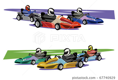 Go-kart-racing kart 67740929