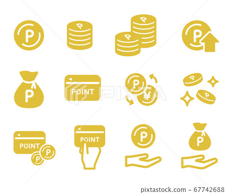 點集相關圖標/點卡/硬幣/購物 點集相關圖標/點卡/硬幣/購物 67742688