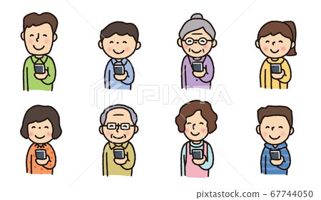 Family_smartphone_expression_happy 67744050