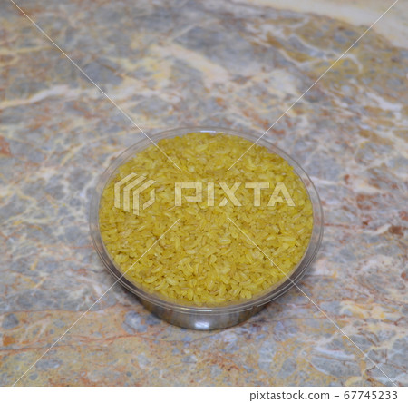 hot yellow bulgur for hot cooking - a useful food hot yellow bulgur for hot cooking - a useful food 67745233