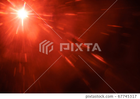 Abstract imitation sun starlight distant galaxy on 67745317