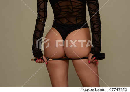 submissive girl waiting for punishment. spanking. 67745350