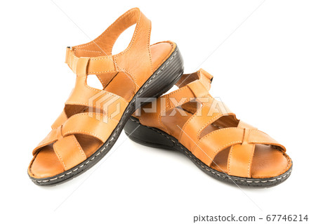 Pair of brown shoes 67746214