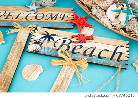 Signs welcome beach Signs welcome beach 67746215