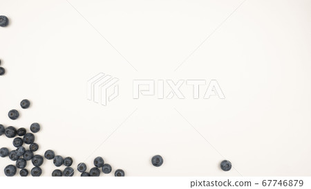 Raw blueberry frame on white background. Raw blueberry frame on white background. 67746879