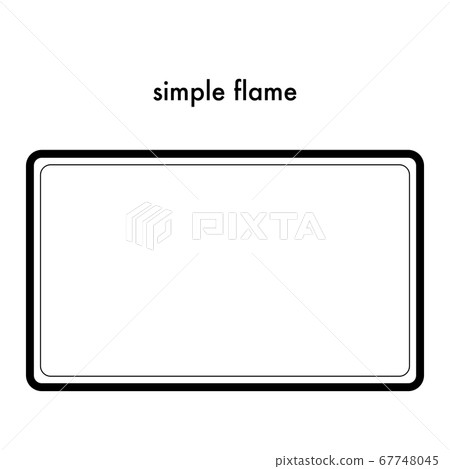 簡單的方形框架 67748045