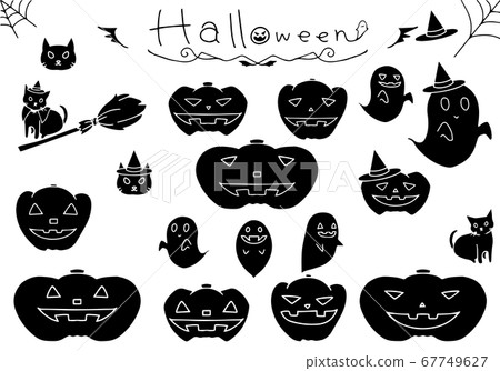 Halloween pumpkin hand-painted 67749627