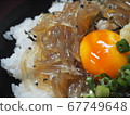 Raw sardines okizuke bowl 67749648