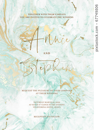 Marble invitation design 67749806