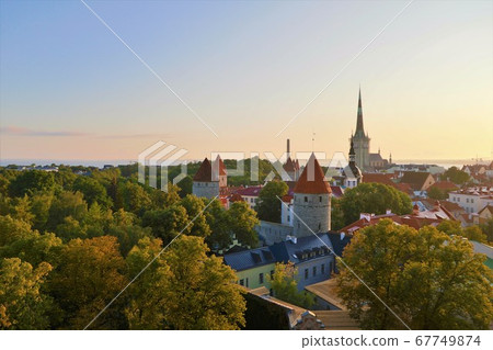 Tallinn cityscape / Estonia Tallinn 67749874