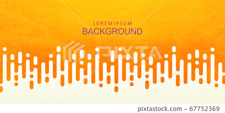 Abstract textural yellow composition with a gradient, vertical rounded stripes 67752369