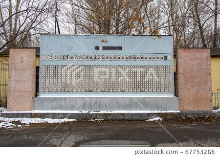 Giant street retro thermometers with scale Giant street retro thermometers with scale 67753288