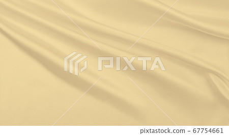 Smooth elegant golden silk or satin luxury cloth Smooth elegant golden silk or satin luxury cloth 67754661