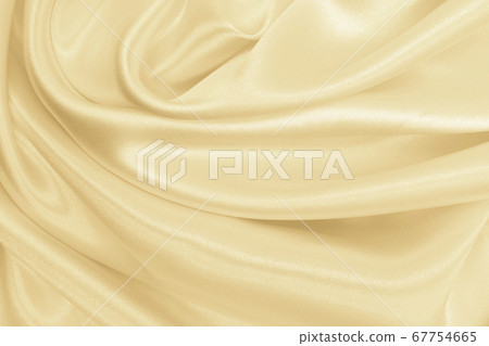 Smooth elegant golden silk or satin luxury cloth Smooth elegant golden silk or satin luxury cloth 67754665