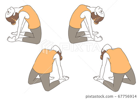 Yoga Camels pose 67756914