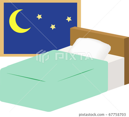 Bed at night Bed at night 67758703