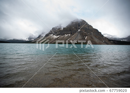 Bow Lake and Boat Peak Banff National Park Alberta Canada 67759020