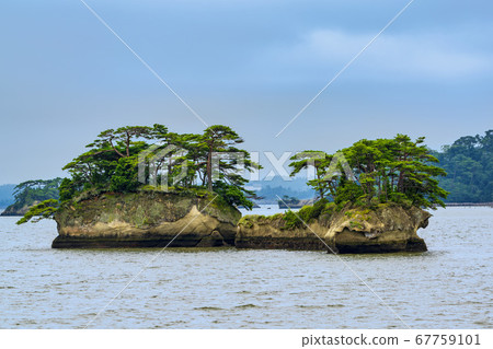 日本三大風景之一的松島風景 67759101