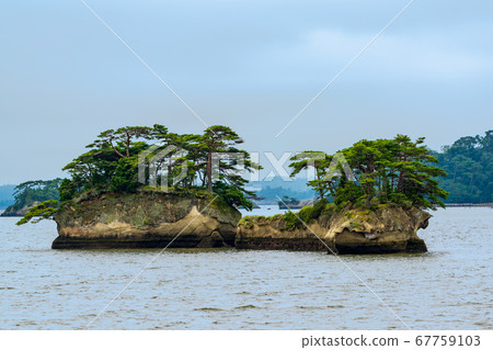 日本三大風景之一的松島風景 67759103