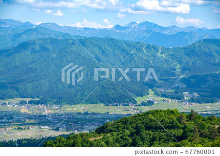 View of Uonuma Skyline from Uonuma Skyline near Tokamachi Observatory 67760001