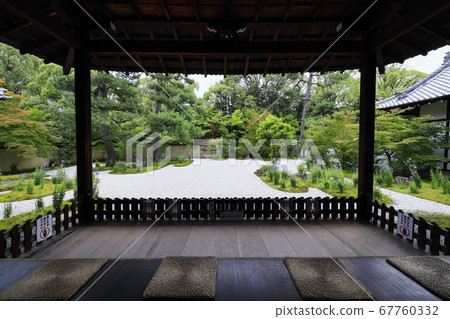 Lushan Temple flowers in full bloom in the garden 67760332