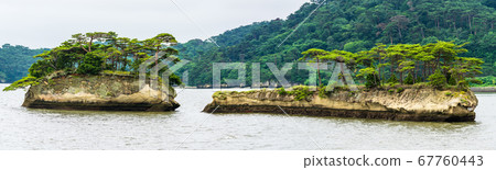A view of Matsushima, one of the three most scenic spots in Japan Twin Islands (Whale Island/Kamejima) Matsushima Town, Miyagi Prefecture A view of Matsushima, one of the three most scenic spots in Japan Twin Islands (Whale Island/Kamejima) Matsushima Town, Miyagi Prefecture 67760443