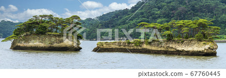 日本三大風景之一的松島風景 67760445