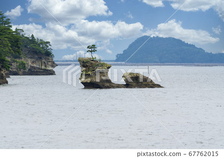 宮城縣松島町日本三大島之一的松島風景 67762015