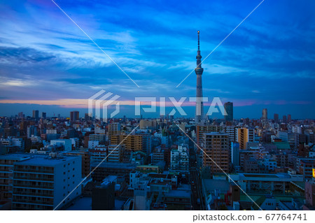晚上東京天空樹 晚上東京天空樹 67764741