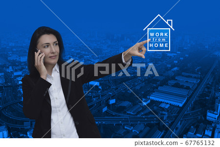 Business social distancing concept Business social distancing concept 67765132