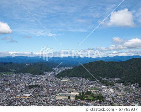 從岐阜城堡看到的岐阜市 從岐阜城堡看到的岐阜市 67765937