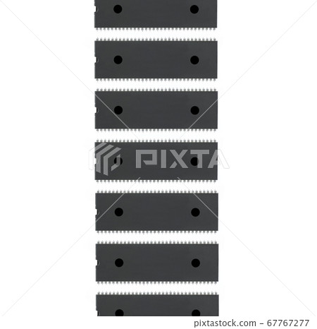 IC chip on white background 67767277