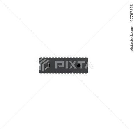 IC chip on white background 67767278