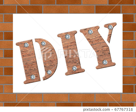 DIY image alphabet brick frame 67767318