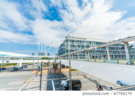 Urban landscape of Tokyo Toyosu Market, Central Wholesale Market, Tokyo 67768174