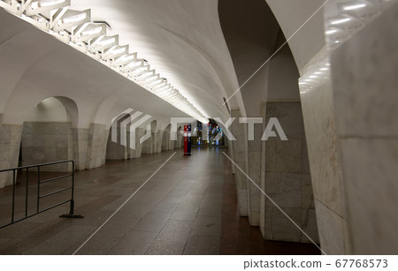 Metro station Shabolovskaya, in Moscow, Russia. It was opened in 06.11.1980 Metro station Shabolovskaya, in Moscow, Russia. It was opened in 06.11.1980 67768573