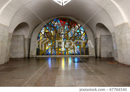 Metro station Shabolovskaya, in Moscow, Russia. It was opened in 06.11.1980 67768580