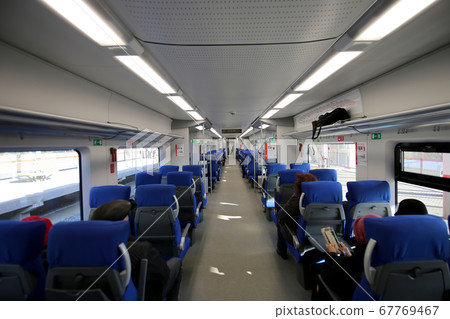 Modern high-speed train "Lastochka". Moscow Central Circle - Little Ring, MCC,or MK MZD,  Russia 67769467