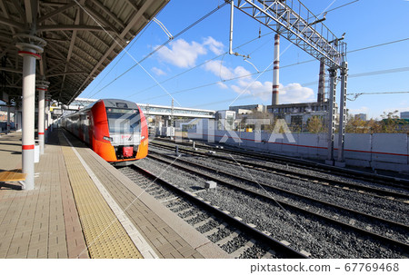 Moscow Central Circle - Little Ring, MCC,or MK MZD,  Russia. ZIL railway station 67769468
