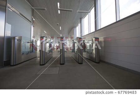 Moscow Central Circle - Little Ring, MCC,or MK MZD,  Russia. ZIL railway station 67769483