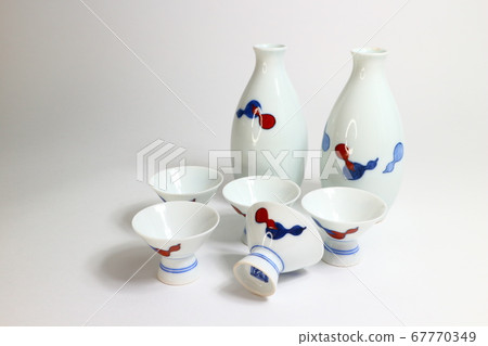 Sakai Kakiemon Sake Bottle Sakeware Antique 67770349