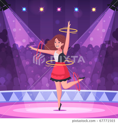 Circus Gymnasts Design 67771503