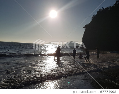 Evening beach Evening beach 67771908