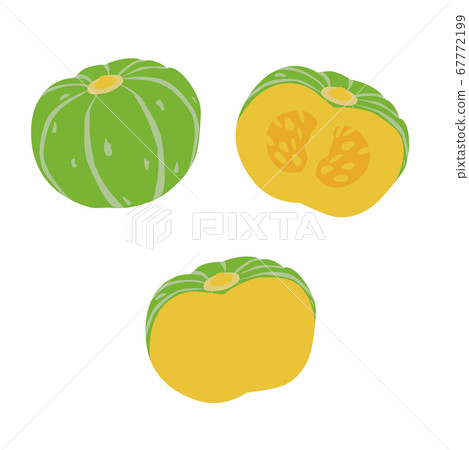 Simple vector illustration of pumpkin Simple vector illustration of pumpkin 67772199