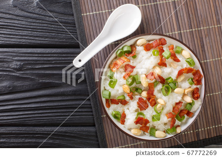 Creamy, slightly salty, and thick like porridge, Creamy, slightly salty, and thick like porridge, 67772269