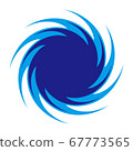 Typhoon image illustration 67773565