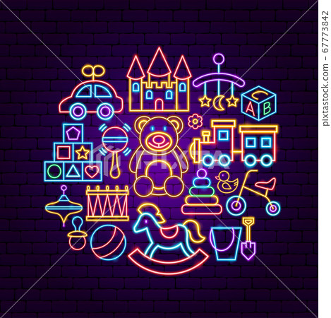 Baby Toys Neon Concept 67773842